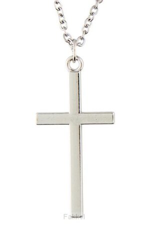 Pendant Cross Silverplated 3,8cm