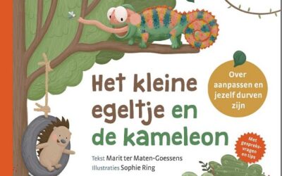 Kleine egeltje en de kameleon