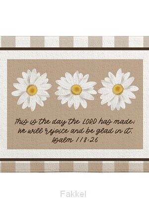 Floor mat This is the day Psalm 118:25