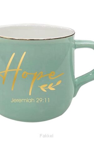 Mug Green Hope - Jeremiah 29:11