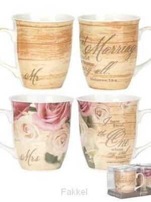 Mug Mr & Mrs let marriage