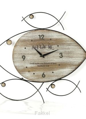 Wall clock Follow me Matthew 4:10