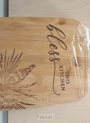 Cuttingboard w/Handle Bless this kitchen