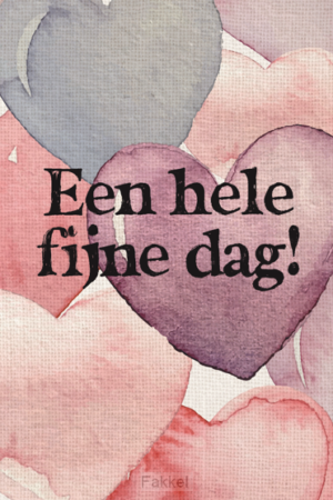 Wenskaart fijne dag