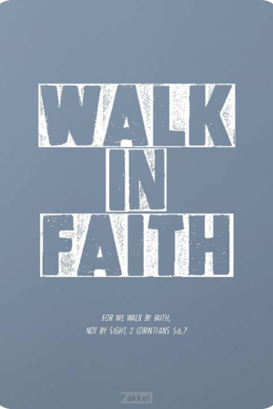 Minikaart walk in faith