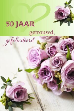 50 jaar getrouwd