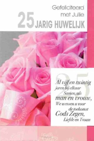 25 jaar getrouwd