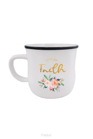 Ceramic Mug Live by faith