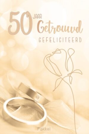 50 jaar getrouwd