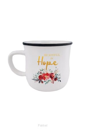 Ceramic miug Be joyful in hope