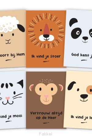 Kinderkaarten set dieren 2