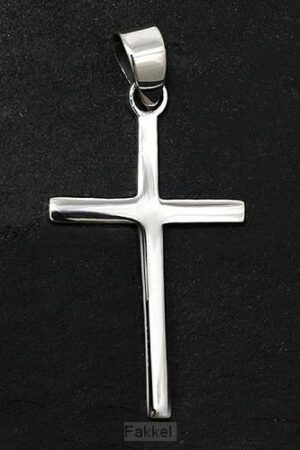 925 Silver Pendant Cross 30x17x1mm