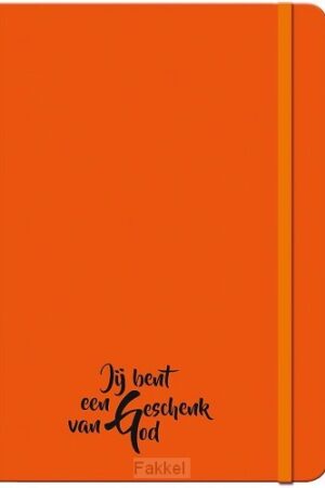 Schrijfboekje Oranje geschenk van God