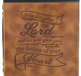 Biblecover Xlarge Take delight