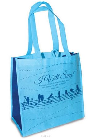 Eco Bag Blue I will sing for you