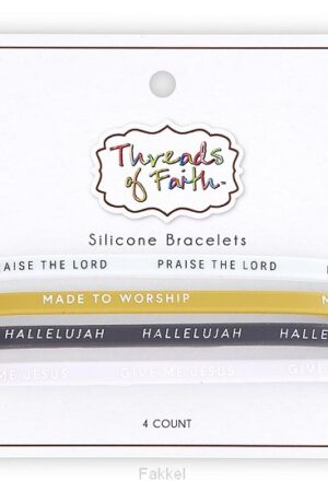 Silicone Bracelet set Praise the Lotrd