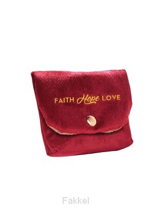 Coin Pouch Faith Hope Love