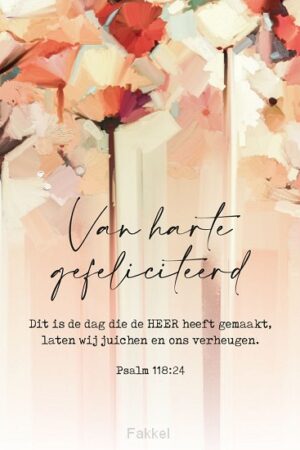 Cadeaubordjes van harte gefeliciteerd