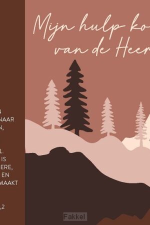 Kaart hulp van de Heer - psalm 121:1,2