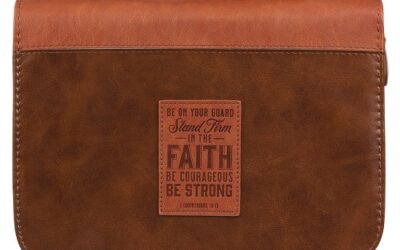 Stand Firm Two-tone Brown Faux Leather C