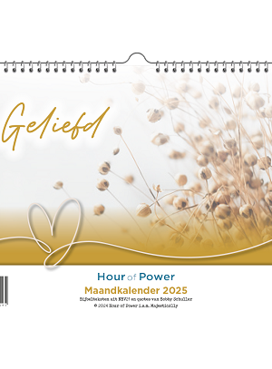 Maandkalender hour of power je bent gel