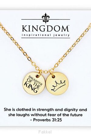 Double coin necklace Crown