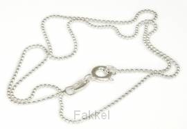 925 sterling silver ball chain 1mm 50cm