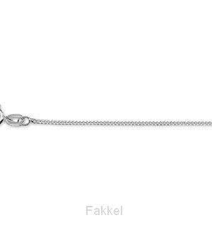 Sterling silver gourmet chain 45cm