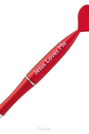 Pen Jesus loves me heart