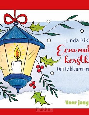 Eenvoudige kerstkaarten om te kleuren en