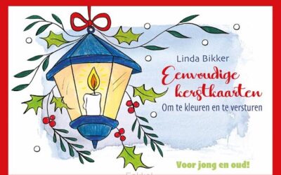 Eenvoudige kerstkaarten om te kleuren en