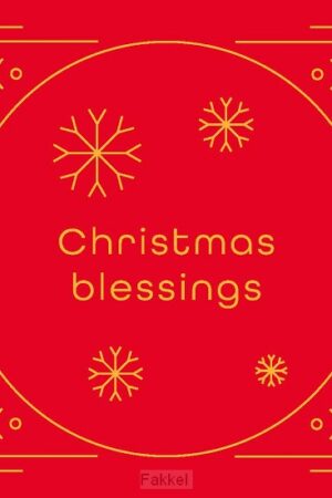 Kerstkaart ''Christmas-blessings''