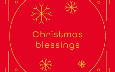 Kerstkaart ”Christmas-blessings”