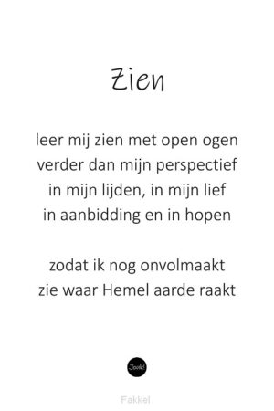 Kaart ''Zien''