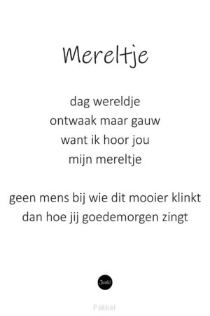 Kaart ''Mereltje''