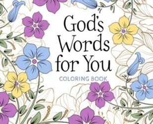 God”s Words for You: Coloring Book