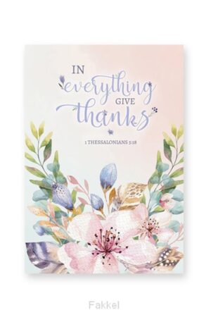 Notebook Pad In everything give thanks