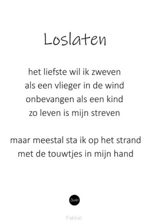 Kaart ''Loslaten''