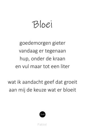 kaart ''Bloei''