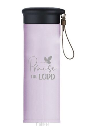 Thermos Bottle Praise the Lord Pink