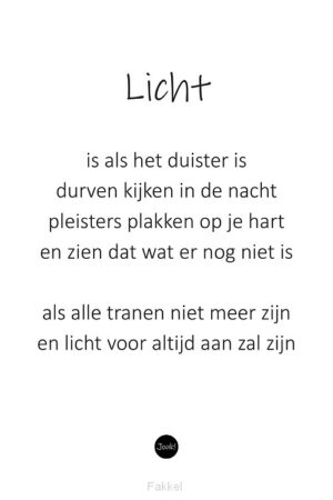 Kaart ''Licht''