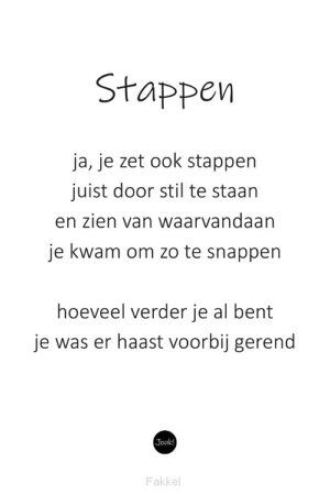 Kaart ''Stappen''