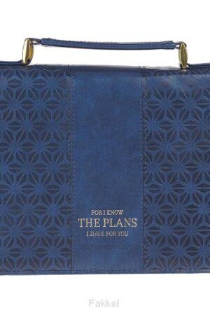 I Know the Plans Navy Pattern Luxleather