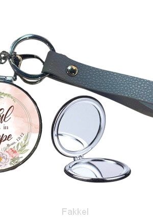 Mini compact mirror Joyful in hope