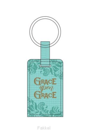 Luxleather keyring Grace upon Grace