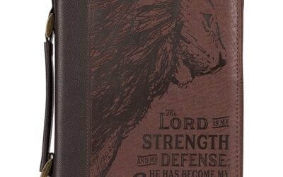 Lord is My Strength Brown Luxleather