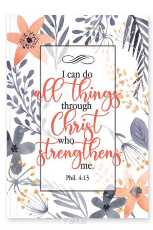 Hardcover Journal I can do all things