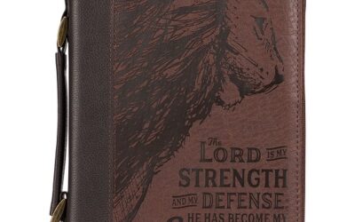 Lord is My Strength Brown Luxleather