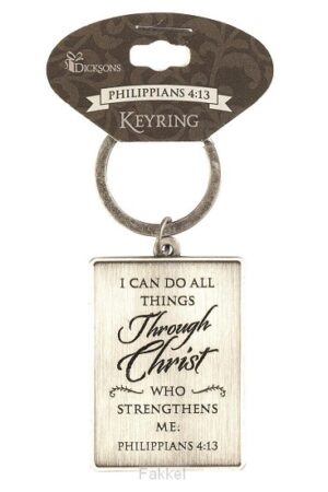 Metal Keyring I can do all things