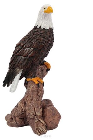 Resin Figurine Eagle on branch 10cm